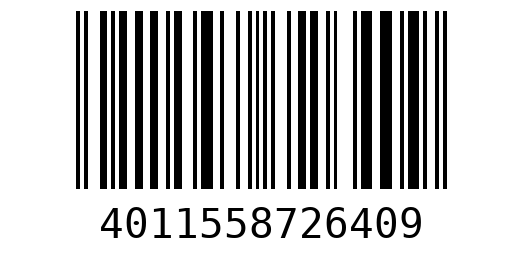 Штрихкод 4011558726409