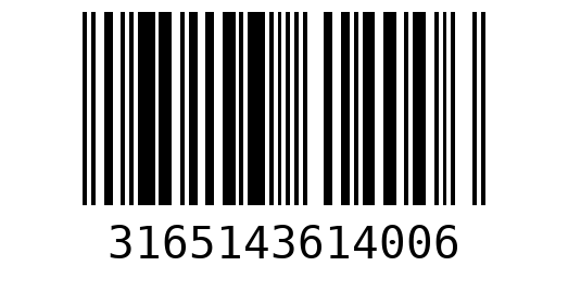 Штрихкод 3165143614006