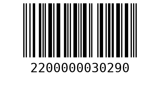 Штрихкод 2200000030290