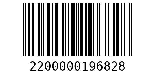 Штрихкод 2200000196828