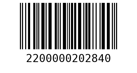 Штрихкод 2200000202840