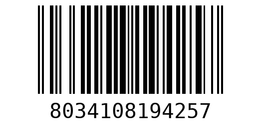 Штрихкод 8034108194257