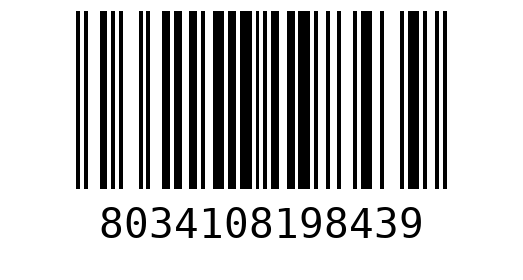 Штрихкод 8034108198439