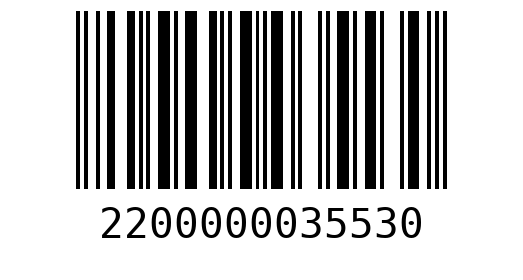 Штрихкод 2200000035530
