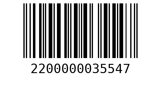 Штрихкод 2200000035547