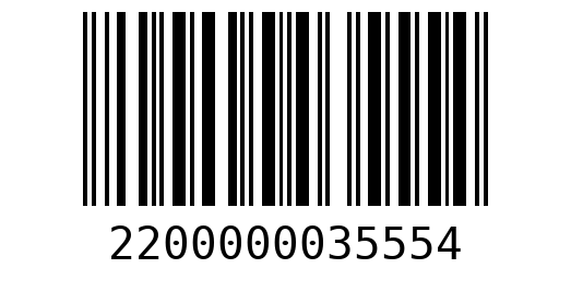 Штрихкод 2200000035554