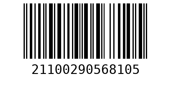 Штрихкод 21100290568100