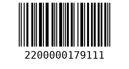 Штрихкод 2200000179111