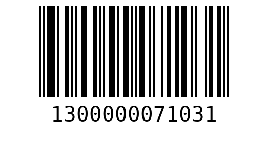 Штрихкод 1300000071031