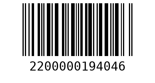 Штрихкод 2200000194046