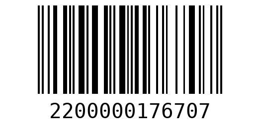Штрихкод 2200000176707