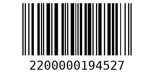 Штрихкод 2200000194527
