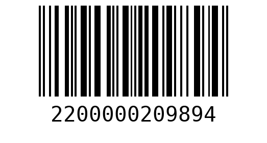 Штрихкод 2200000209894