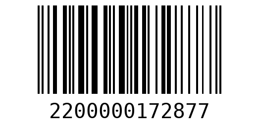 Штрихкод 2200000172877