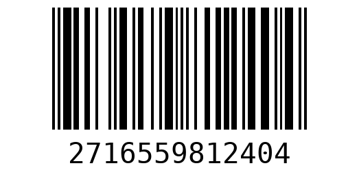 Штрихкод 2716559812404