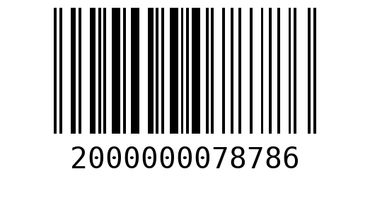 Штрихкод 2000000078786