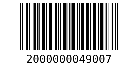 Штрихкод 2000000049007
