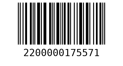 Штрихкод 2200000175571