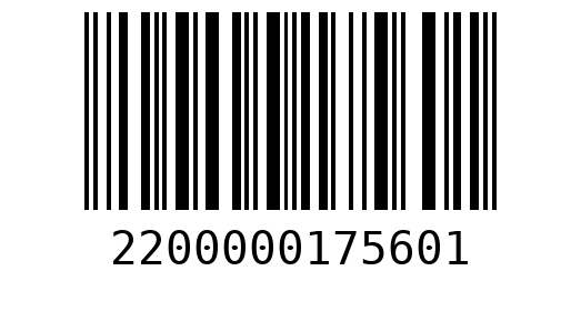Штрихкод 2200000175601