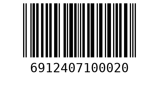 Штрихкод 6912407100020