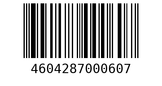 Штрихкод 4604287000607