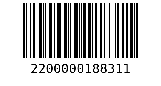 Штрихкод 2200000188311