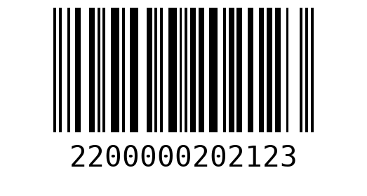 Штрихкод 2200000202123