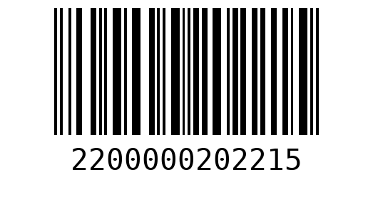 Штрихкод 2200000202215