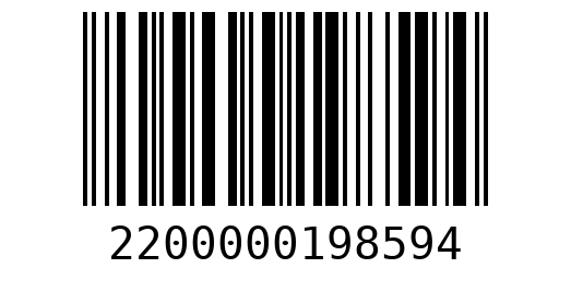 Штрихкод 2200000198594