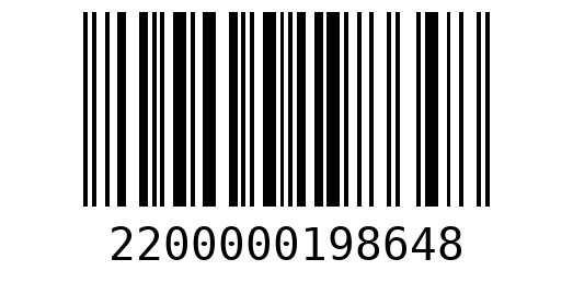 Штрихкод 2200000198648