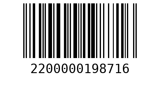 Штрихкод 2200000198716