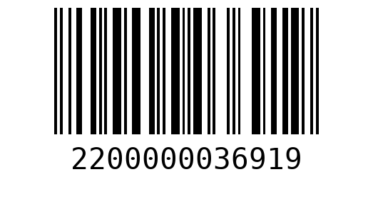 Штрихкод 2200000036919