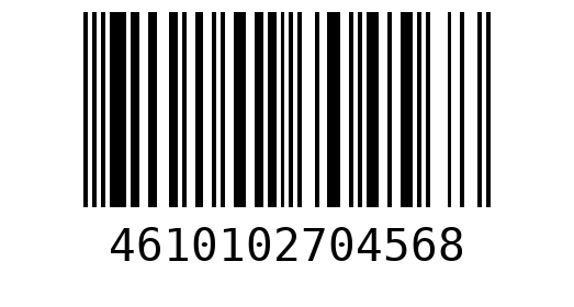 Штрихкод 4610102704568