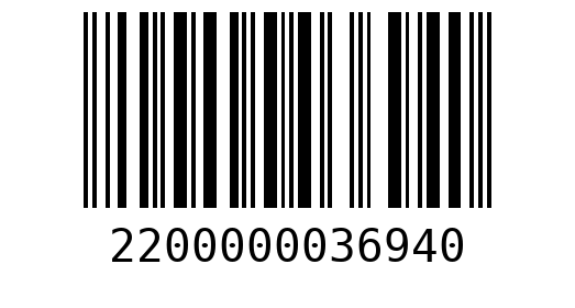 Штрихкод 2200000036940