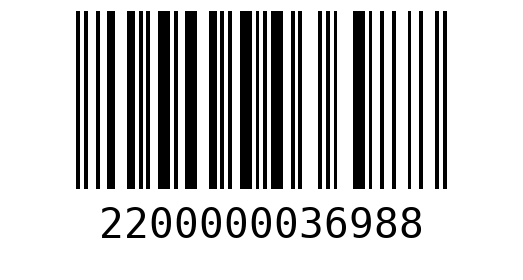 Штрихкод 2200000036988
