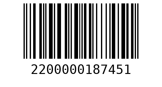 Штрихкод 2200000187451