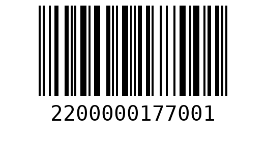 Штрихкод 2200000177001