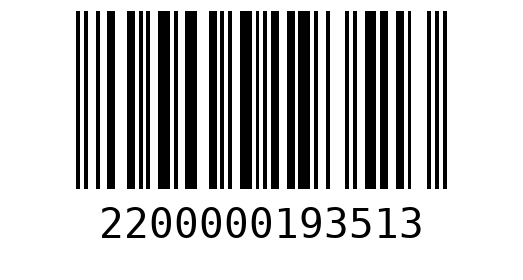 Штрихкод 2200000193513