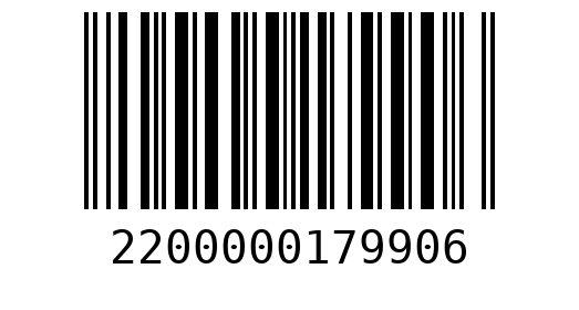 Штрихкод 2200000179906