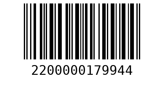 Штрихкод 2200000179944