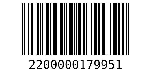 Штрихкод 2200000179951
