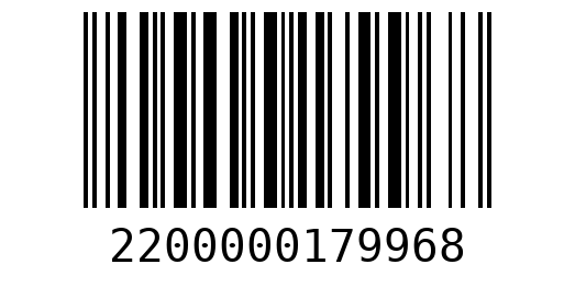 Штрихкод 2200000179968