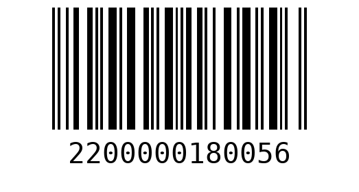 Штрихкод 2200000180056