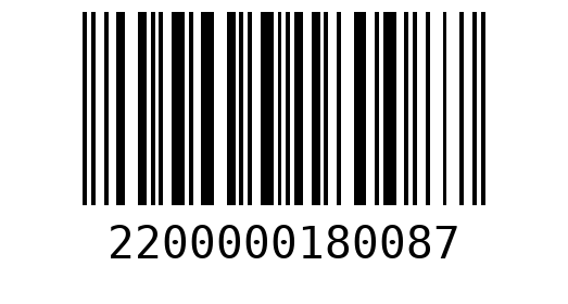 Штрихкод 2200000180087