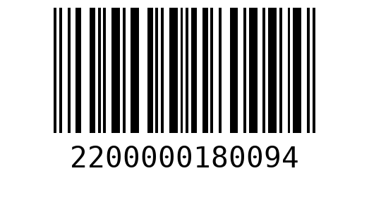 Штрихкод 2200000180094
