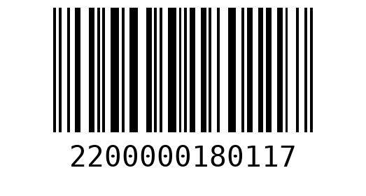 Штрихкод 2200000180117