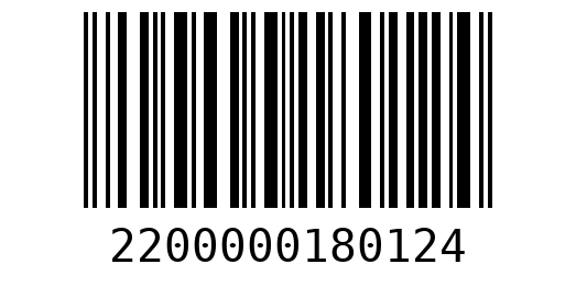 Штрихкод 2200000180124