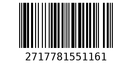 Штрихкод 2717781551161