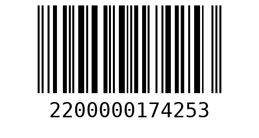Штрихкод 2200000174253