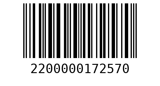 Штрихкод 2200000172570